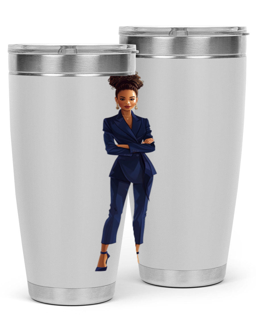 Fashion girl wearing an indigo cotton tank top, showcasing a stylish and comfortable look perfect for casual outings.