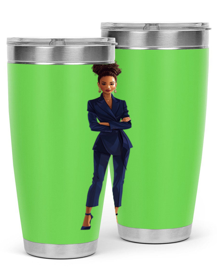 Fashion girl wearing an indigo cotton tank top, showcasing a stylish and comfortable look perfect for casual outings.