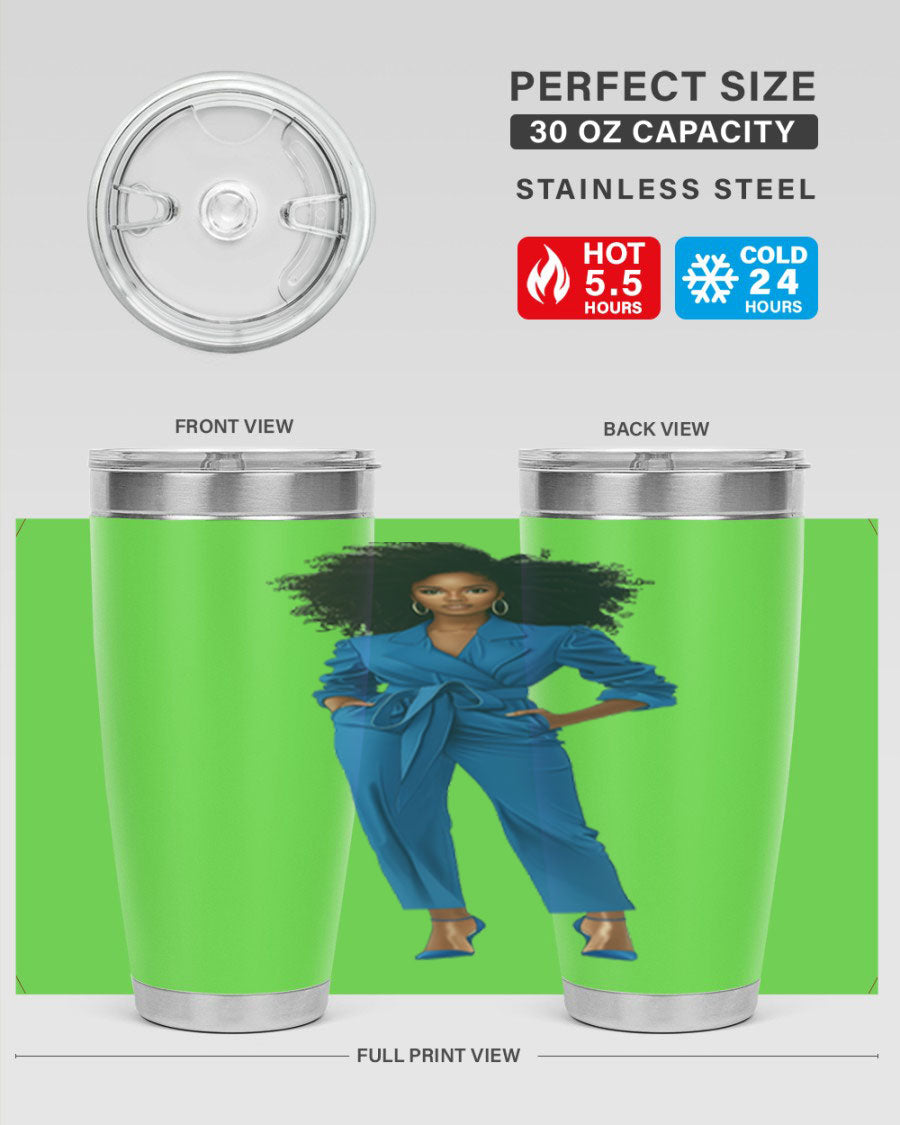 Fashion girl in indigo cotton tank top, showcasing a stylish design perfect for casual wear.