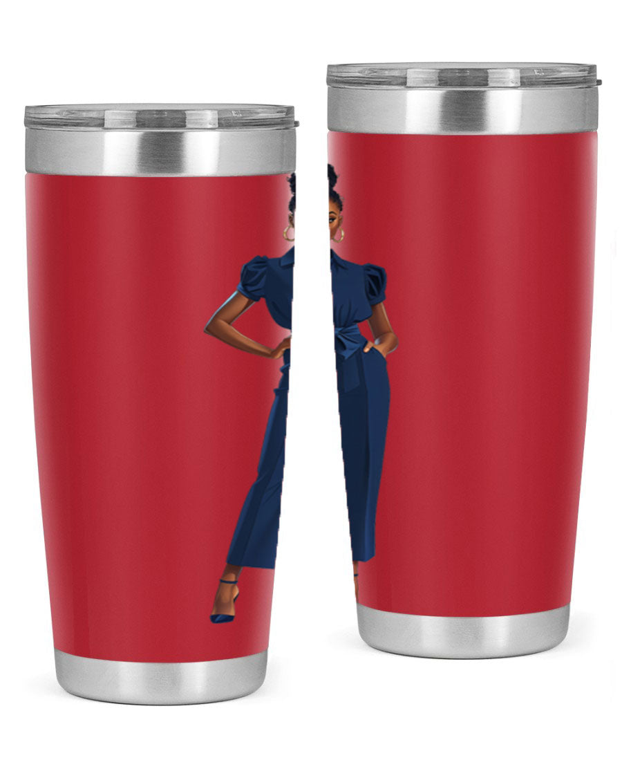 Fashion girl wearing an indigo cotton tank top, showcasing a stylish and comfortable design suitable for various occasions.