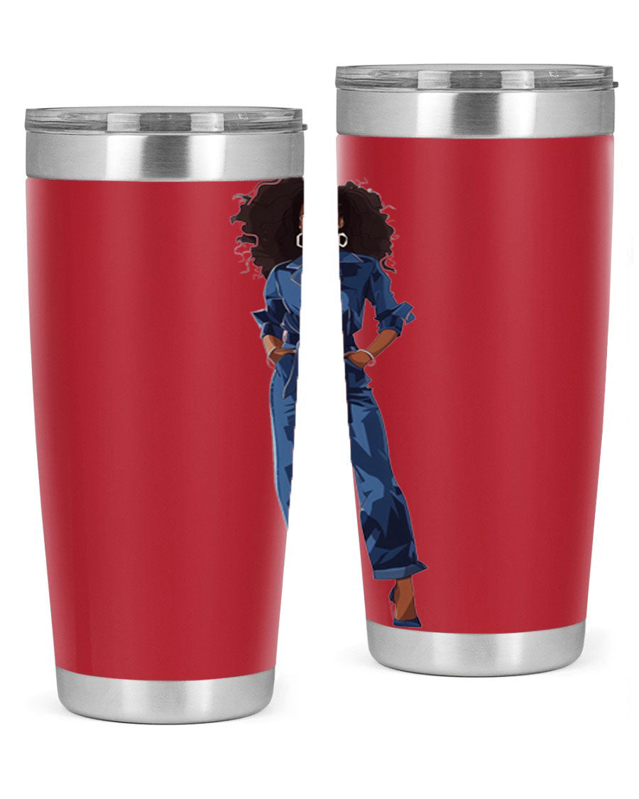 Fashion girl wearing an indigo cotton tank top, showcasing a stylish and comfortable design suitable for various occasions.