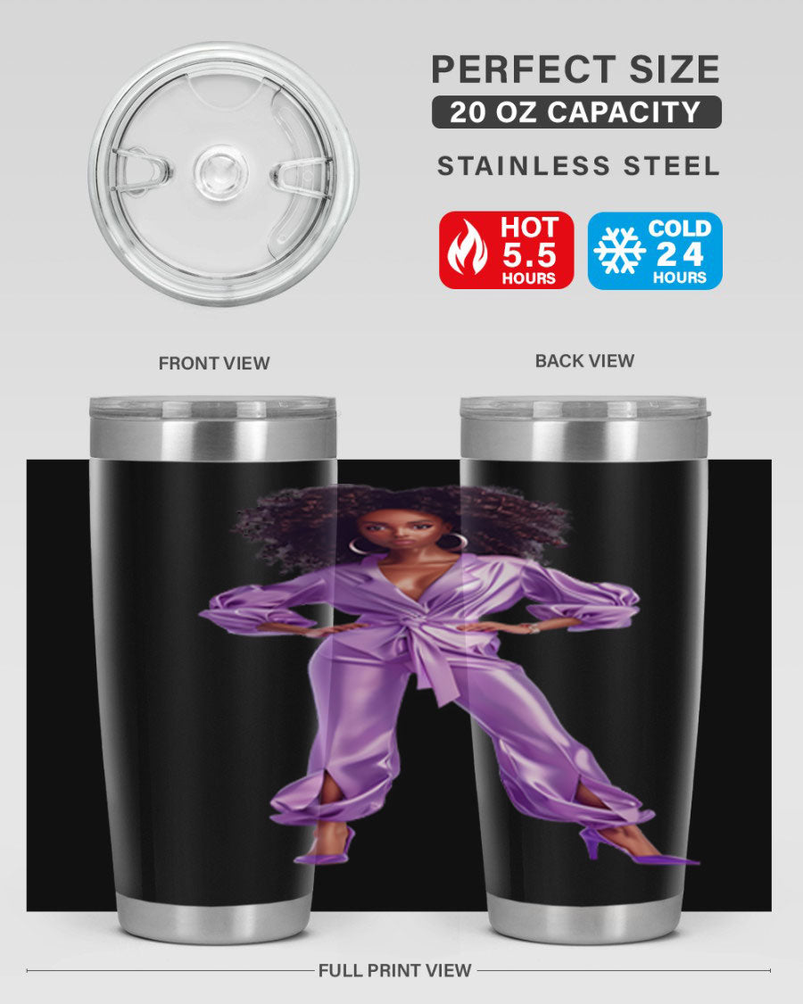 Fashion Girl in Lavender Cotton Tank top, showcasing a stylish lavender color and soft fabric, perfect for casual wear.