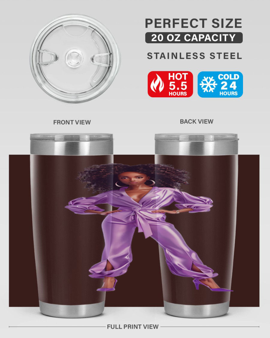 Fashion Girl in Lavender Cotton Tank top, showcasing a stylish lavender color and soft fabric, perfect for casual wear.