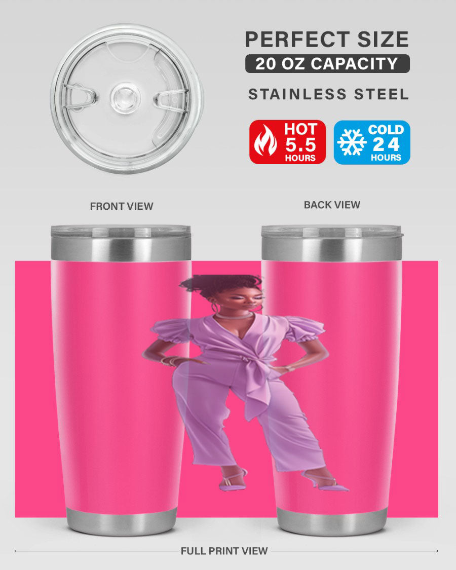 Fashion girl in lavender cotton tank top, showcasing a stylish and comfortable design perfect for casual wear.