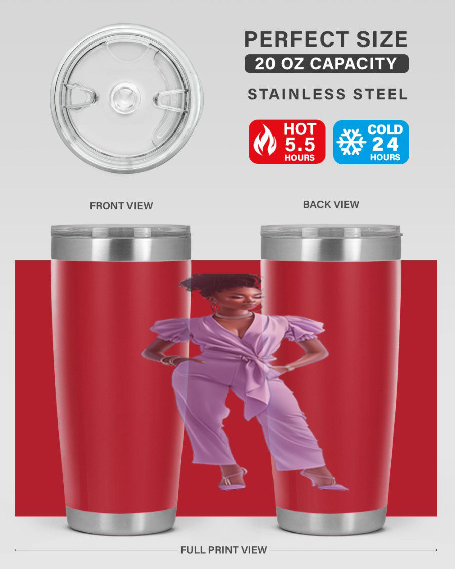 Fashion girl in lavender cotton tank top, showcasing a stylish and comfortable design perfect for casual wear.