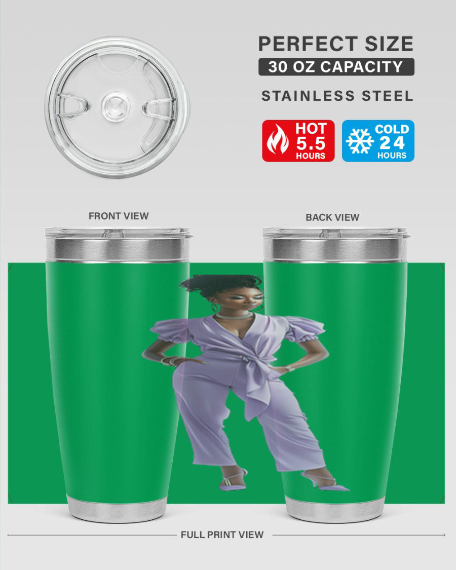 Fashion girl in lavender cotton tank top, showcasing a stylish and comfortable design perfect for casual wear.