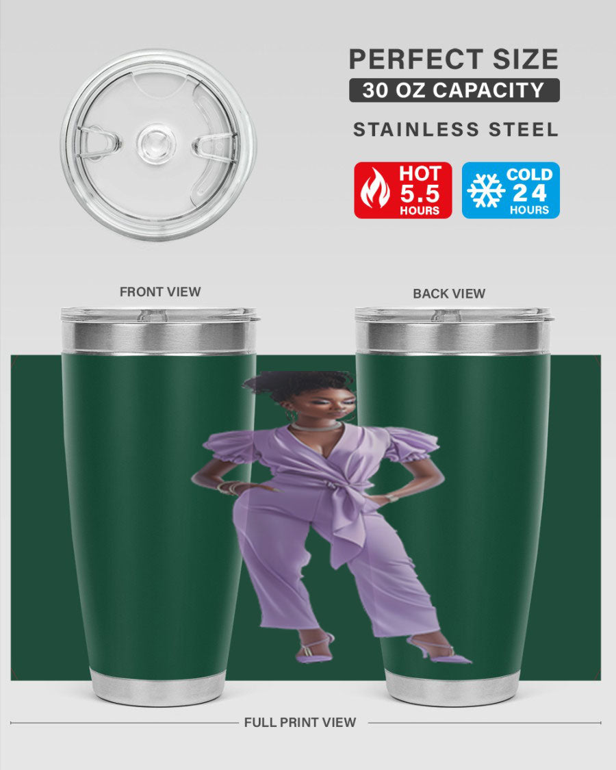 Fashion girl in lavender cotton tank top, showcasing a stylish and comfortable design perfect for casual wear.