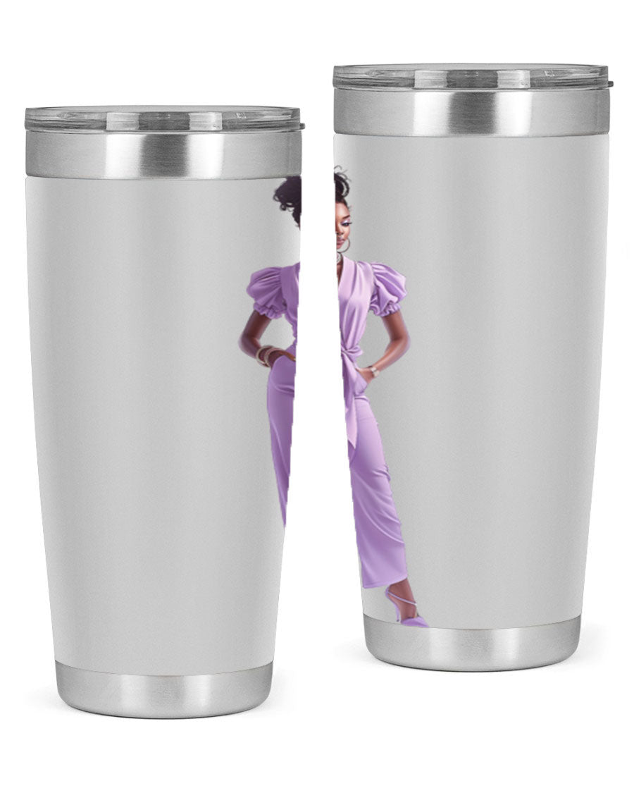 Fashion girl in lavender cotton tank top, showcasing a stylish and comfortable design perfect for casual wear.