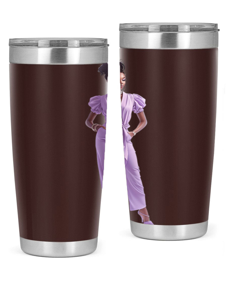 Fashion girl in lavender cotton tank top, showcasing a stylish and comfortable design perfect for casual wear.