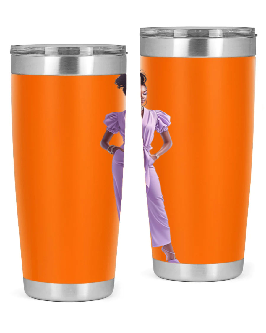 Fashion girl in lavender cotton tank top, showcasing a stylish and comfortable design perfect for casual wear.