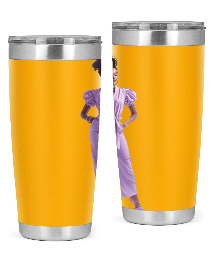 Fashion girl in lavender cotton tank top, showcasing a stylish and comfortable design perfect for casual wear.