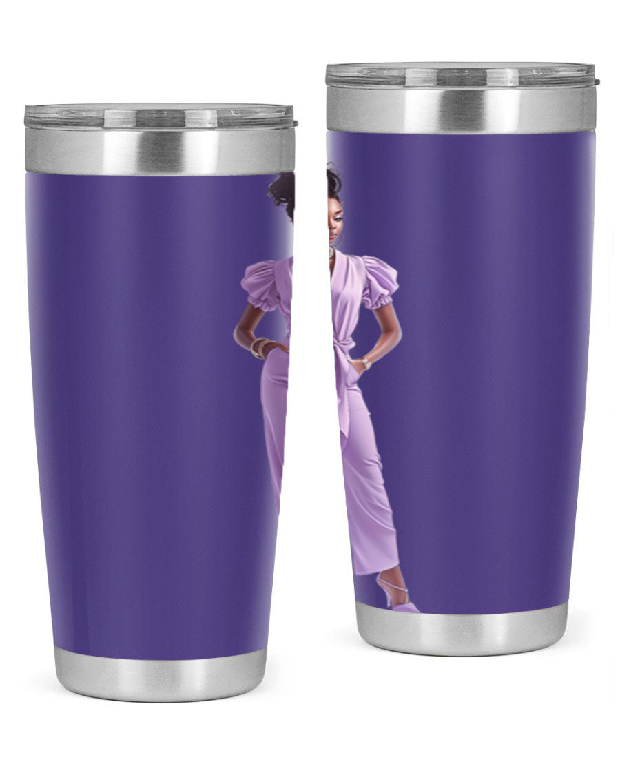 Fashion girl in lavender cotton tank top, showcasing a stylish and comfortable design perfect for casual wear.