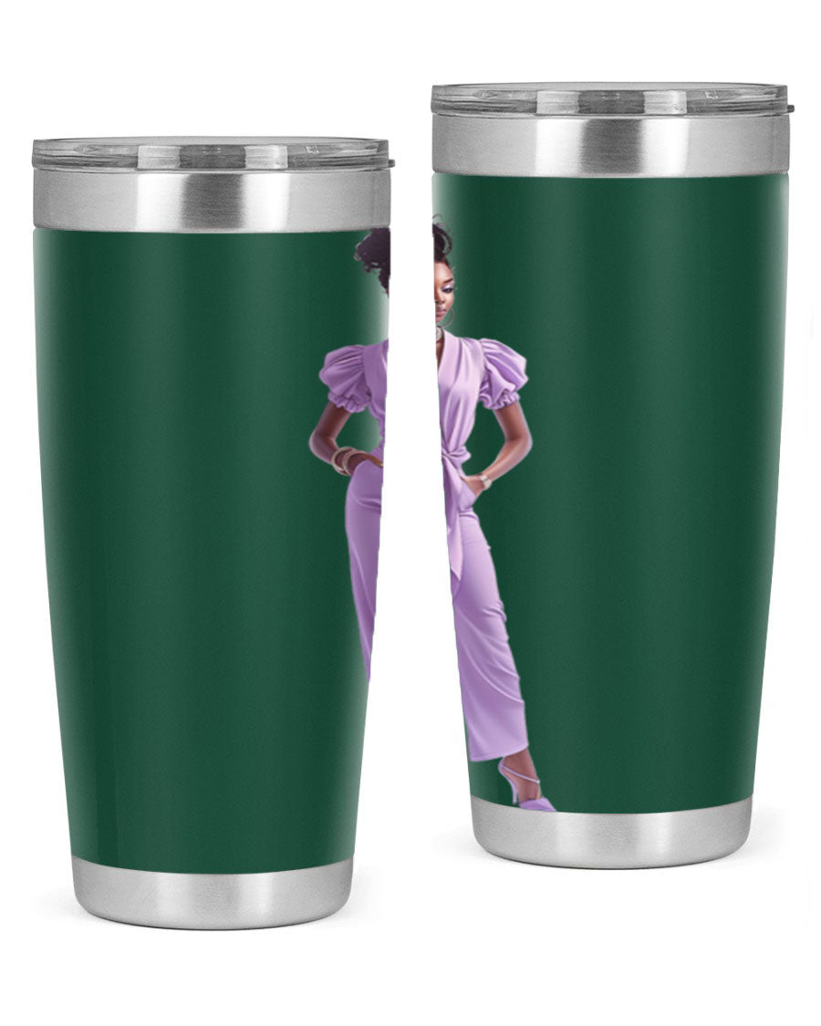 Fashion girl in lavender cotton tank top, showcasing a stylish and comfortable design perfect for casual wear.