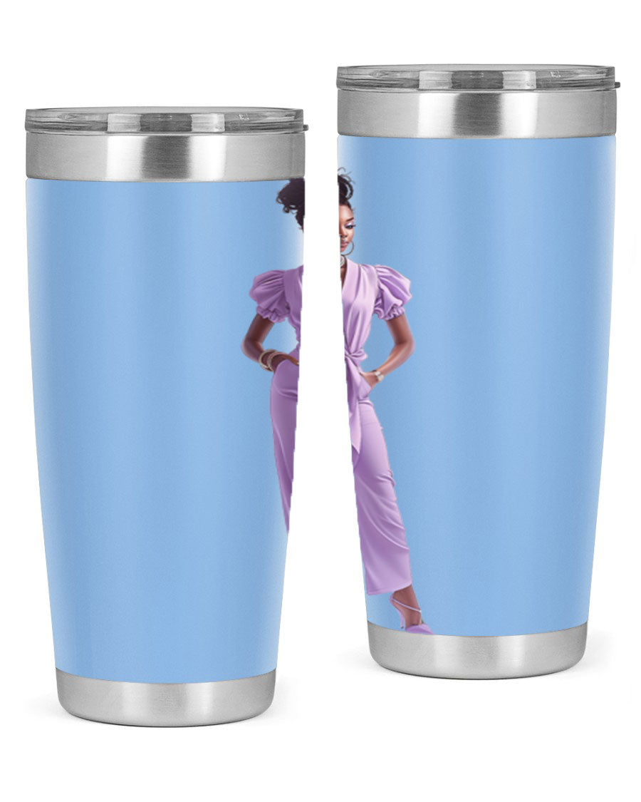 Fashion girl in lavender cotton tank top, showcasing a stylish and comfortable design perfect for casual wear.