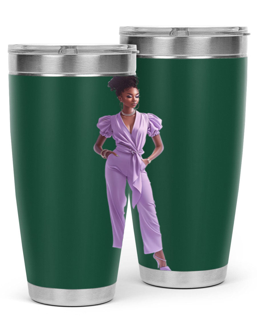 Fashion girl in lavender cotton tank top, showcasing a stylish and comfortable design perfect for casual wear.