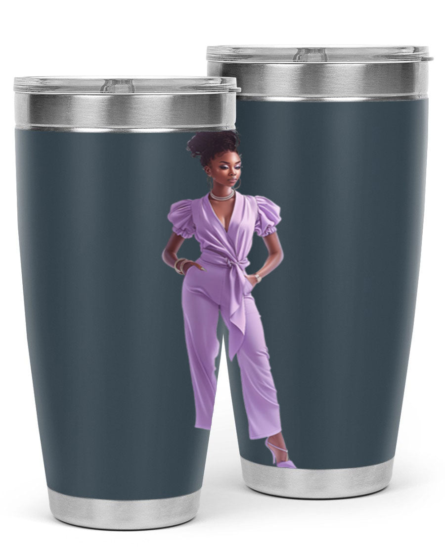 Fashion girl in lavender cotton tank top, showcasing a stylish and comfortable design perfect for casual wear.