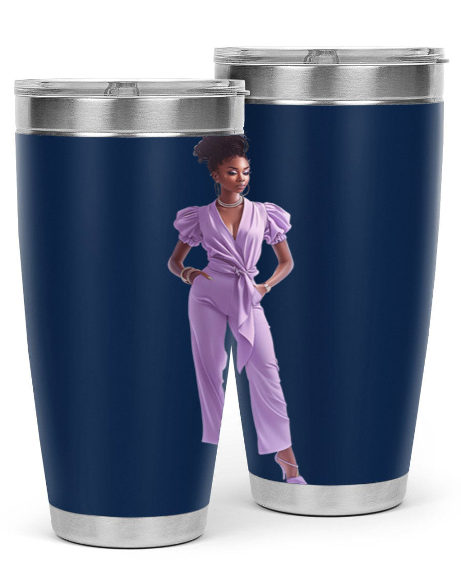 Fashion girl in lavender cotton tank top, showcasing a stylish and comfortable design perfect for casual wear.