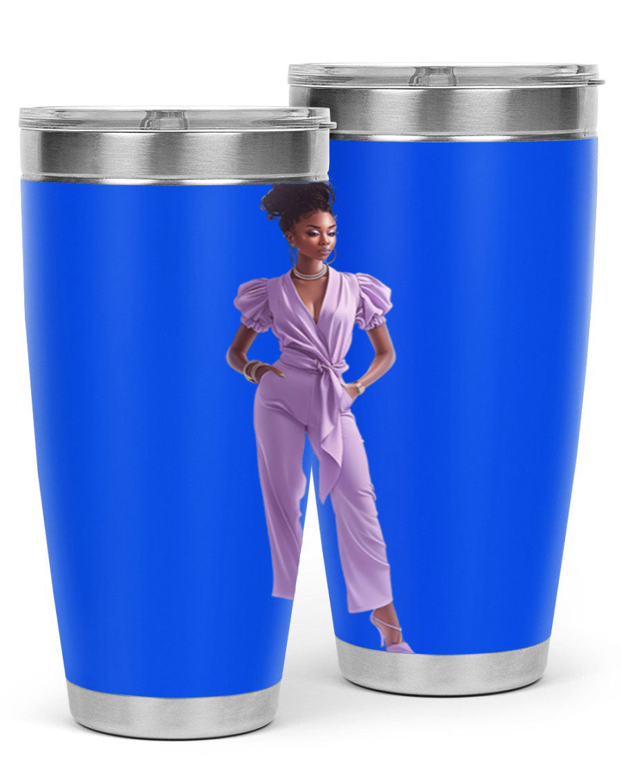 Fashion girl in lavender cotton tank top, showcasing a stylish and comfortable design perfect for casual wear.