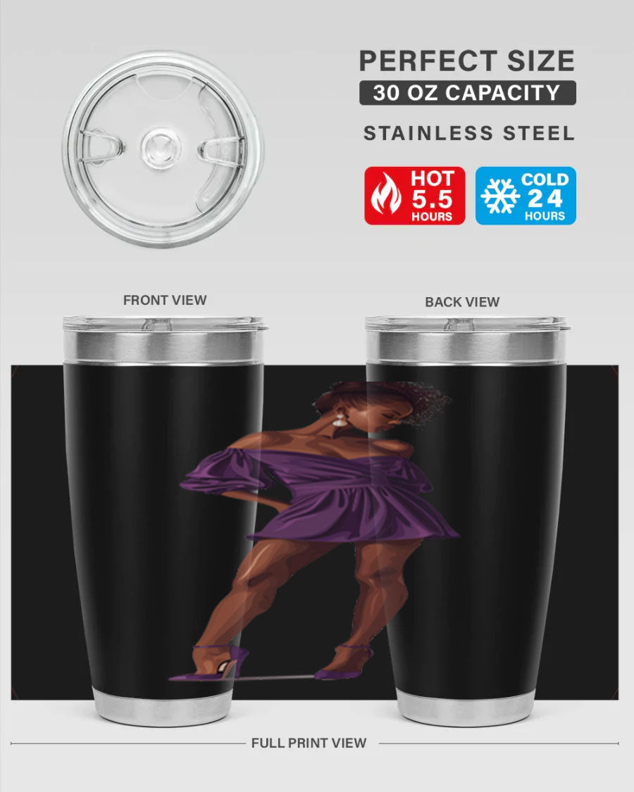 Fashion girl in lavender cotton tank top, showcasing a stylish design perfect for casual outings.