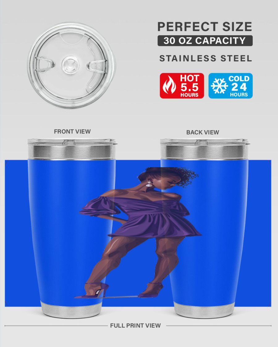 Fashion girl in lavender cotton tank top, showcasing a stylish design perfect for casual outings.