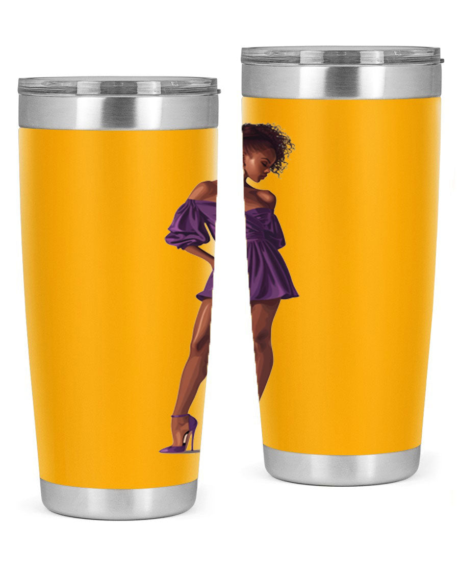 Fashion girl in lavender cotton tank top, showcasing a stylish design perfect for casual outings.