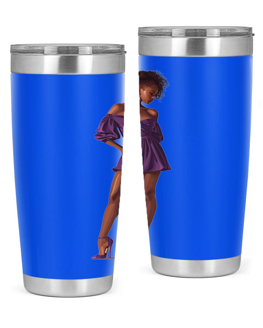 Fashion girl in lavender cotton tank top, showcasing a stylish design perfect for casual outings.