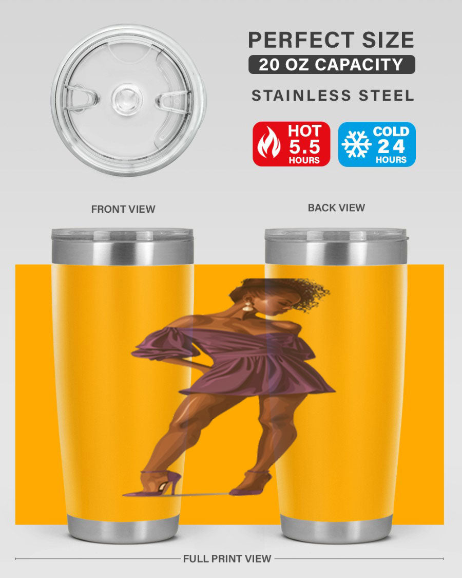 Fashion girl in lavender cotton tank top, showcasing a stylish design perfect for casual outings.