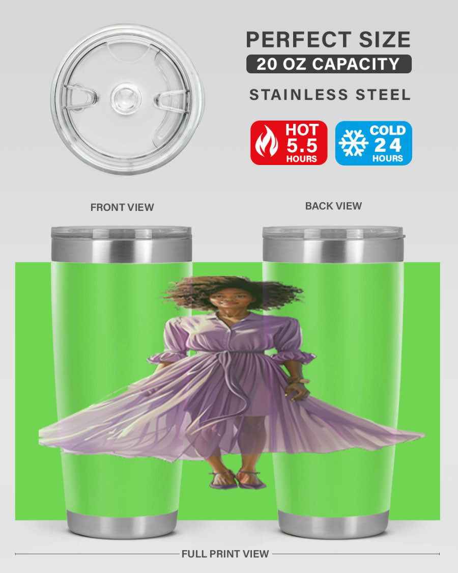 Fashion Girl in Lavender Cotton Tank, showcasing a stylish lavender color and soft fabric, perfect for casual wear.