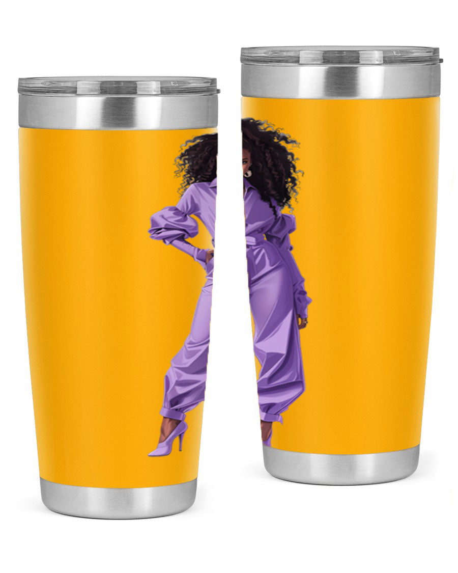 Fashion girl in lavender cotton tank top, showcasing a stylish and comfortable design perfect for summer wear.