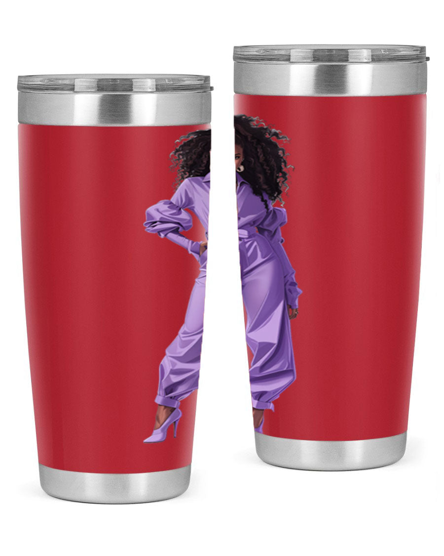 Fashion girl in lavender cotton tank top, showcasing a stylish and comfortable design perfect for summer wear.