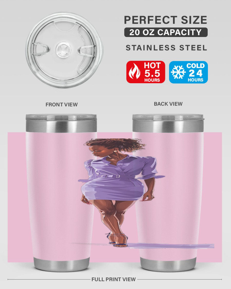 Fashion Girl in Lavender Cotton Tank, stylish and comfortable, perfect for casual wear.