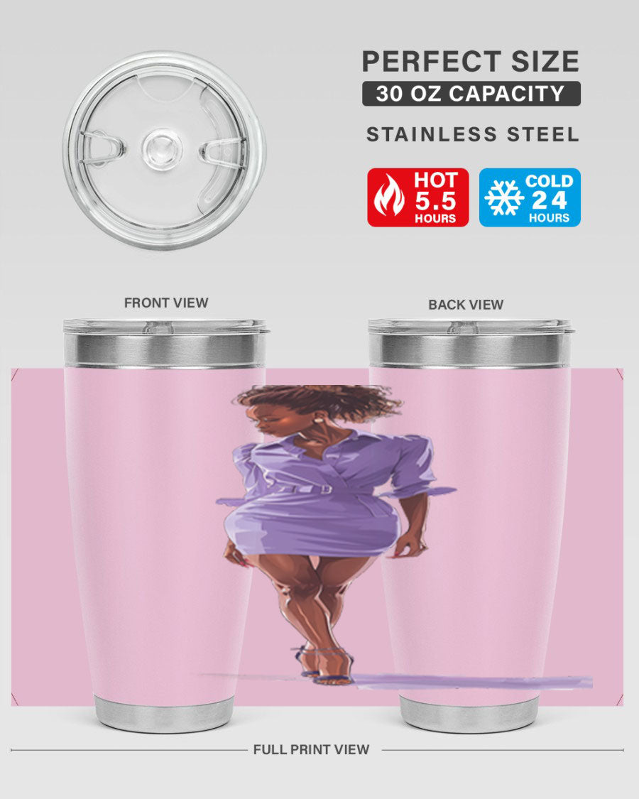 Fashion Girl in Lavender Cotton Tank, stylish and comfortable, perfect for casual wear.