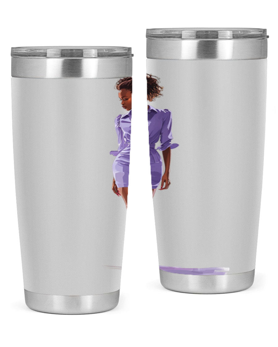 Fashion Girl in Lavender Cotton Tank, stylish and comfortable, perfect for casual wear.