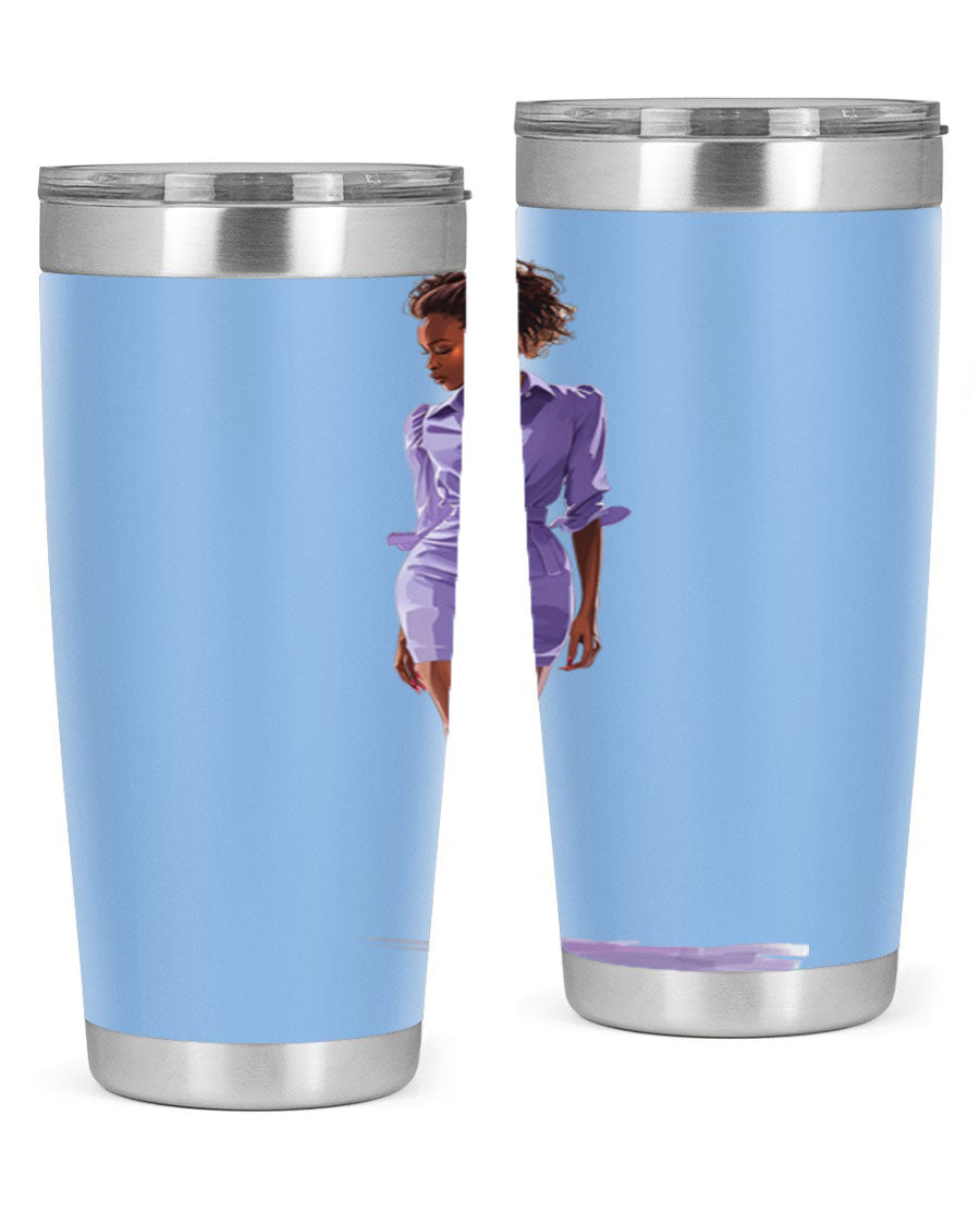 Fashion Girl in Lavender Cotton Tank, stylish and comfortable, perfect for casual wear.