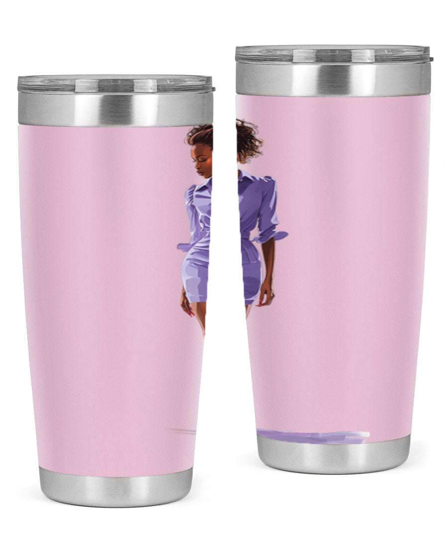 Fashion Girl in Lavender Cotton Tank, stylish and comfortable, perfect for casual wear.