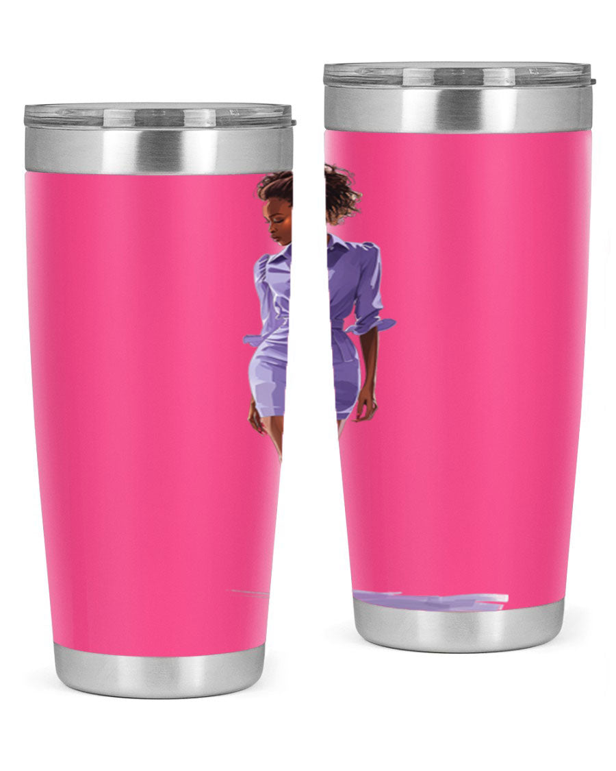 Fashion Girl in Lavender Cotton Tank, stylish and comfortable, perfect for casual wear.