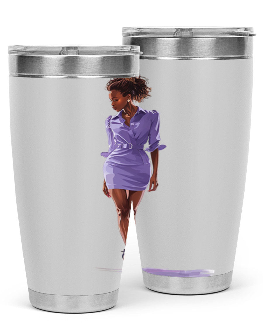 Fashion Girl in Lavender Cotton Tank, stylish and comfortable, perfect for casual wear.