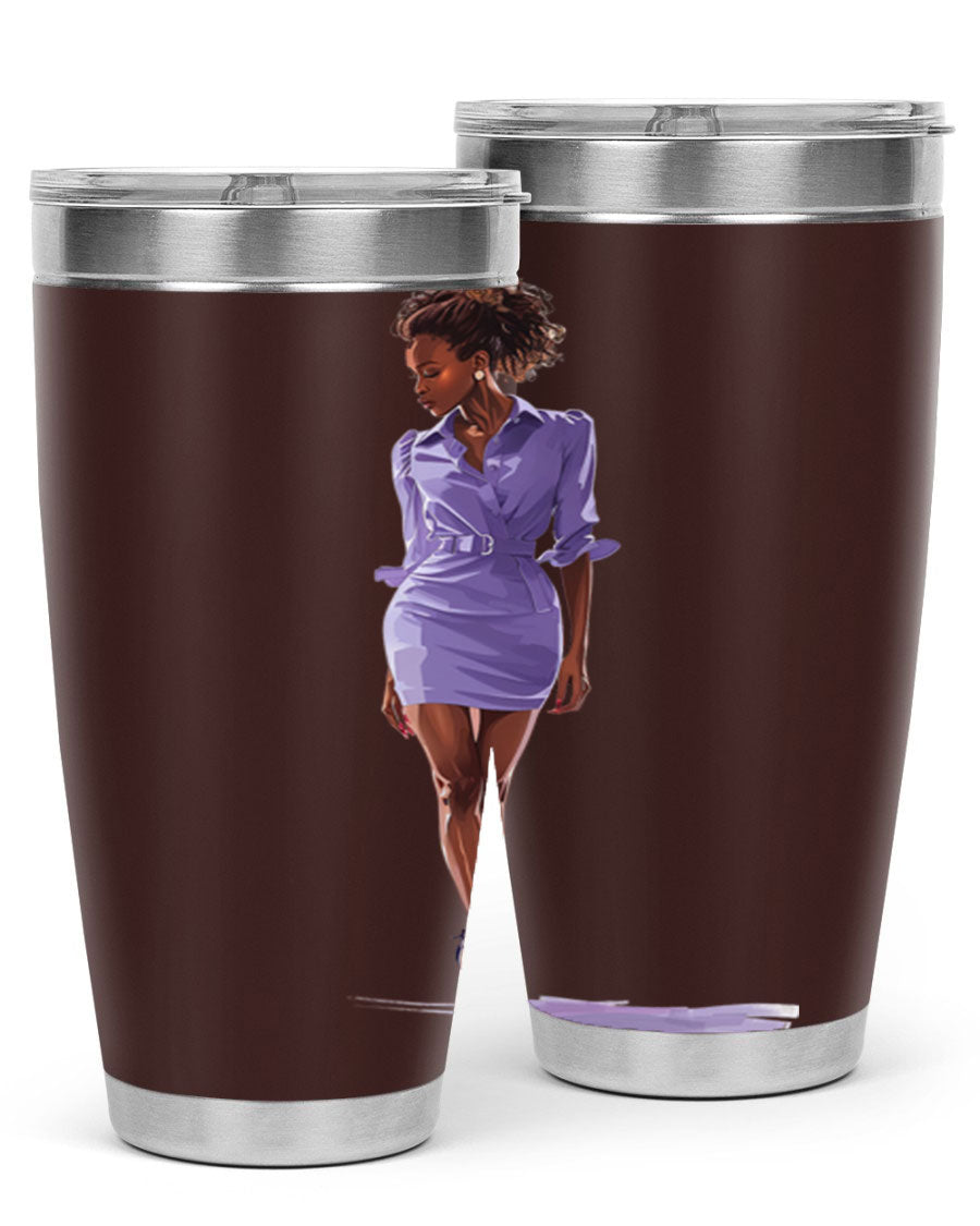 Fashion Girl in Lavender Cotton Tank, stylish and comfortable, perfect for casual wear.