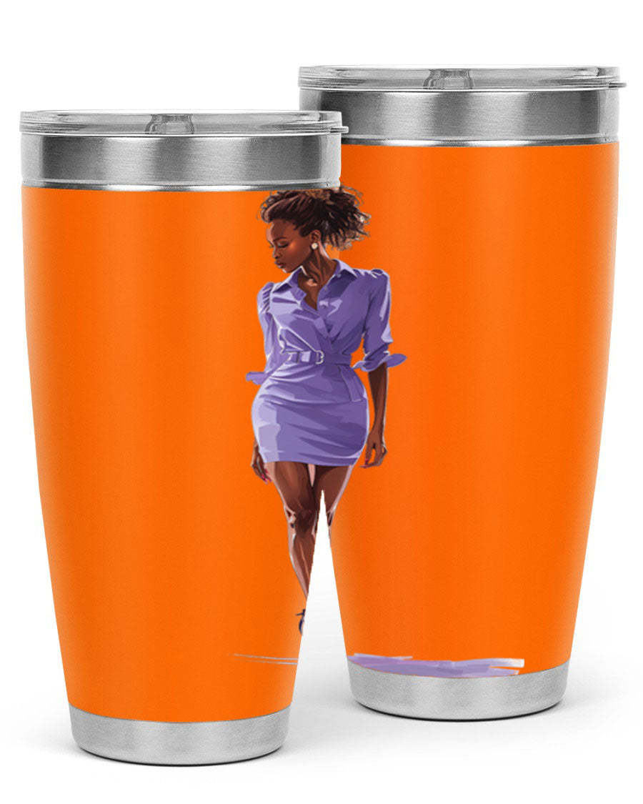 Fashion Girl in Lavender Cotton Tank, stylish and comfortable, perfect for casual wear.