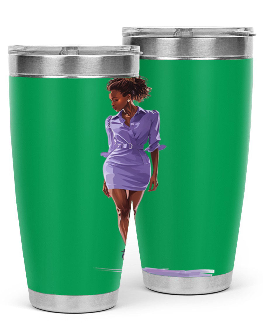 Fashion Girl in Lavender Cotton Tank, stylish and comfortable, perfect for casual wear.