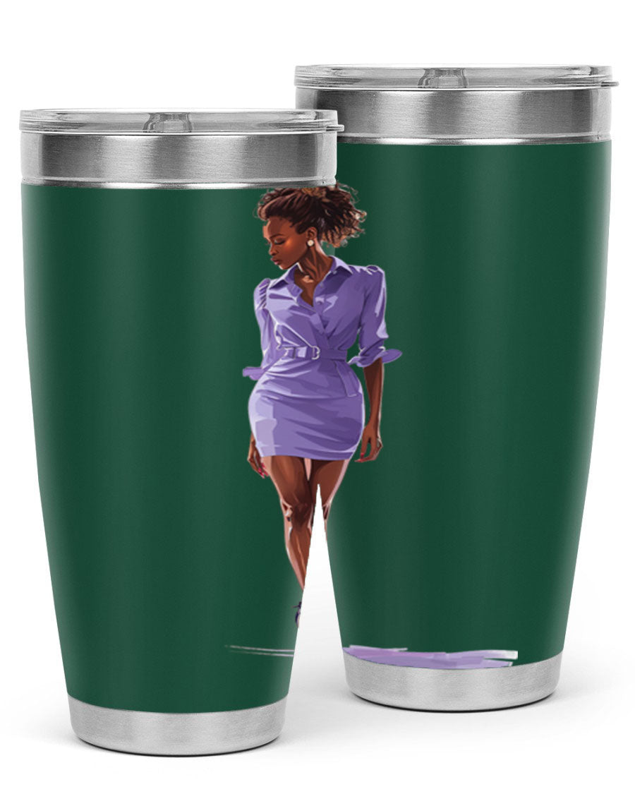 Fashion Girl in Lavender Cotton Tank, stylish and comfortable, perfect for casual wear.