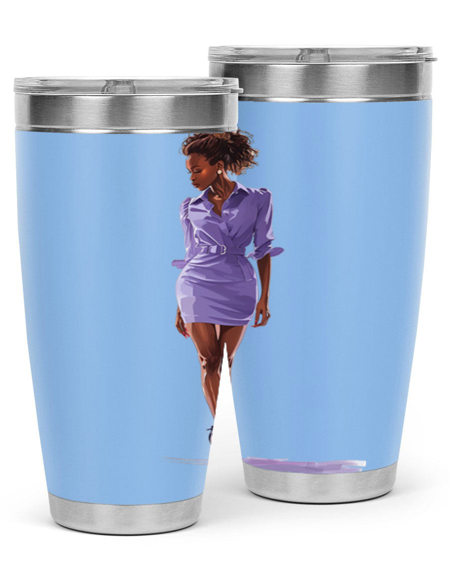 Fashion Girl in Lavender Cotton Tank, stylish and comfortable, perfect for casual wear.