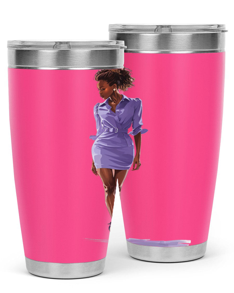 Fashion Girl in Lavender Cotton Tank, stylish and comfortable, perfect for casual wear.