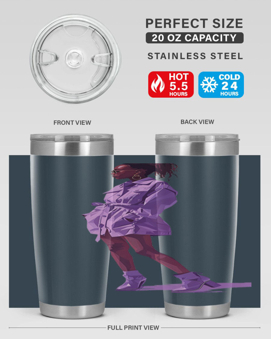 Fashion Girl in Lavender Cotton Tank, stylish and comfortable, perfect for casual wear.