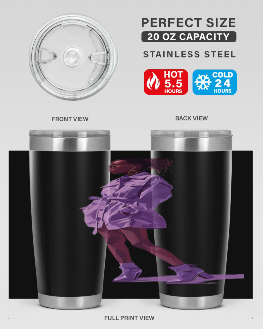 Fashion Girl in Lavender Cotton Tank, stylish and comfortable, perfect for casual wear.