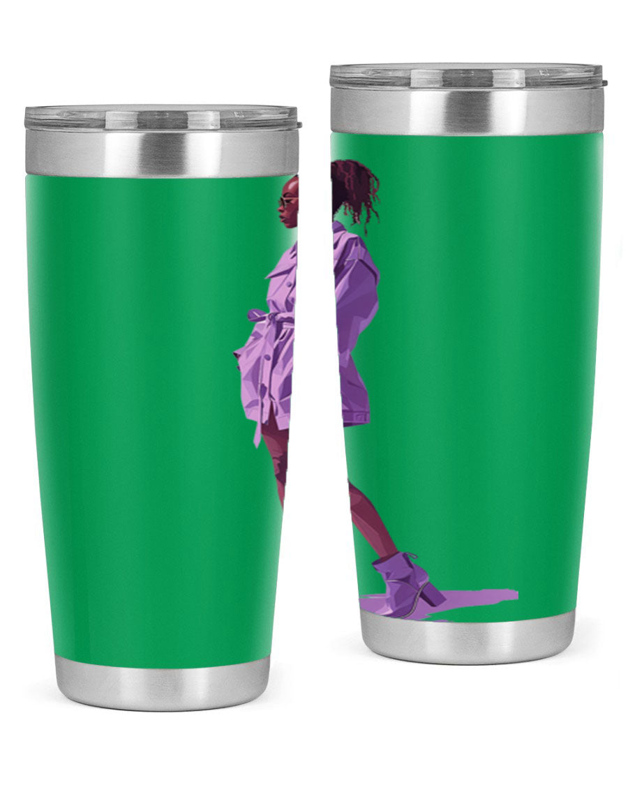 Fashion Girl in Lavender Cotton Tank, stylish and comfortable, perfect for casual wear.