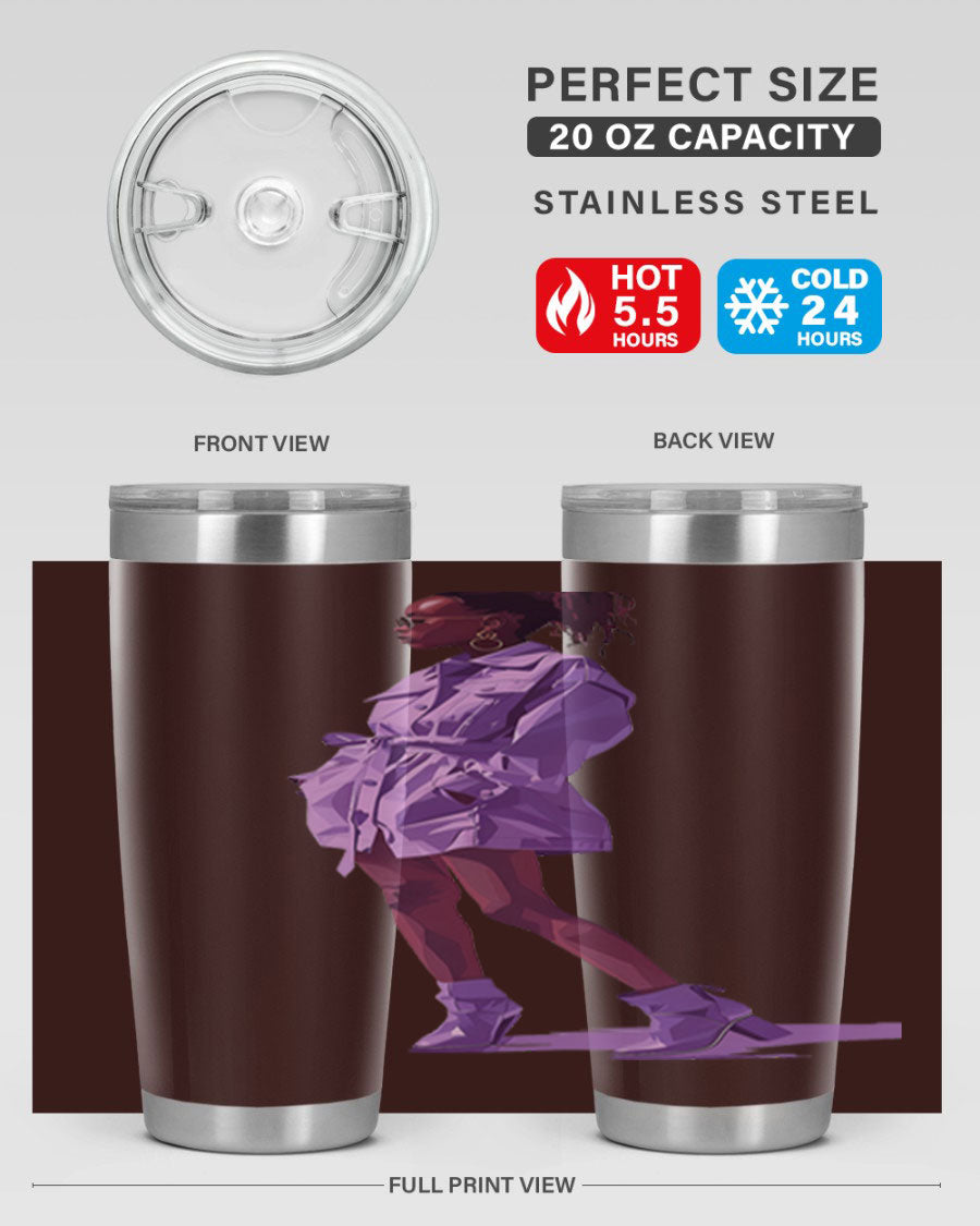 Fashion Girl in Lavender Cotton Tank, stylish and comfortable, perfect for casual wear.