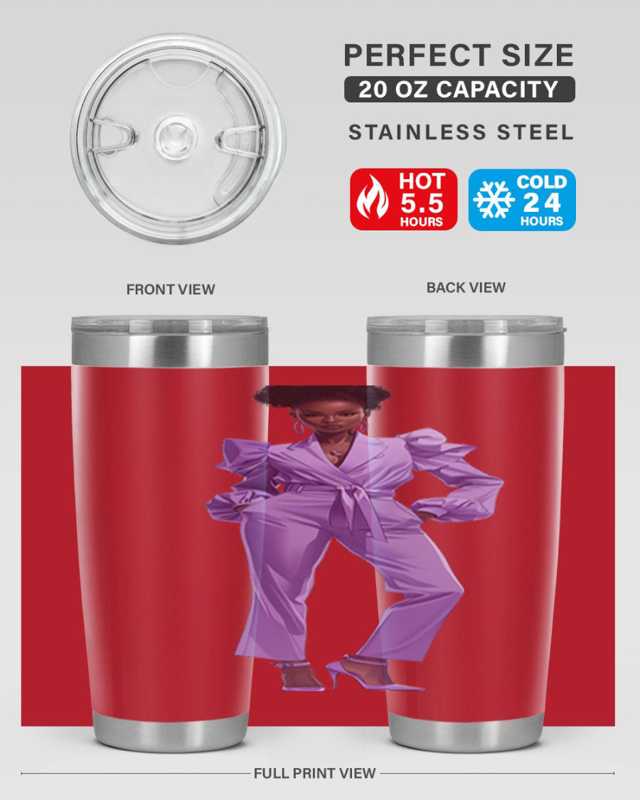 Fashion girl in lavender cotton tank top, showcasing a stylish design and soft fabric, perfect for casual wear.