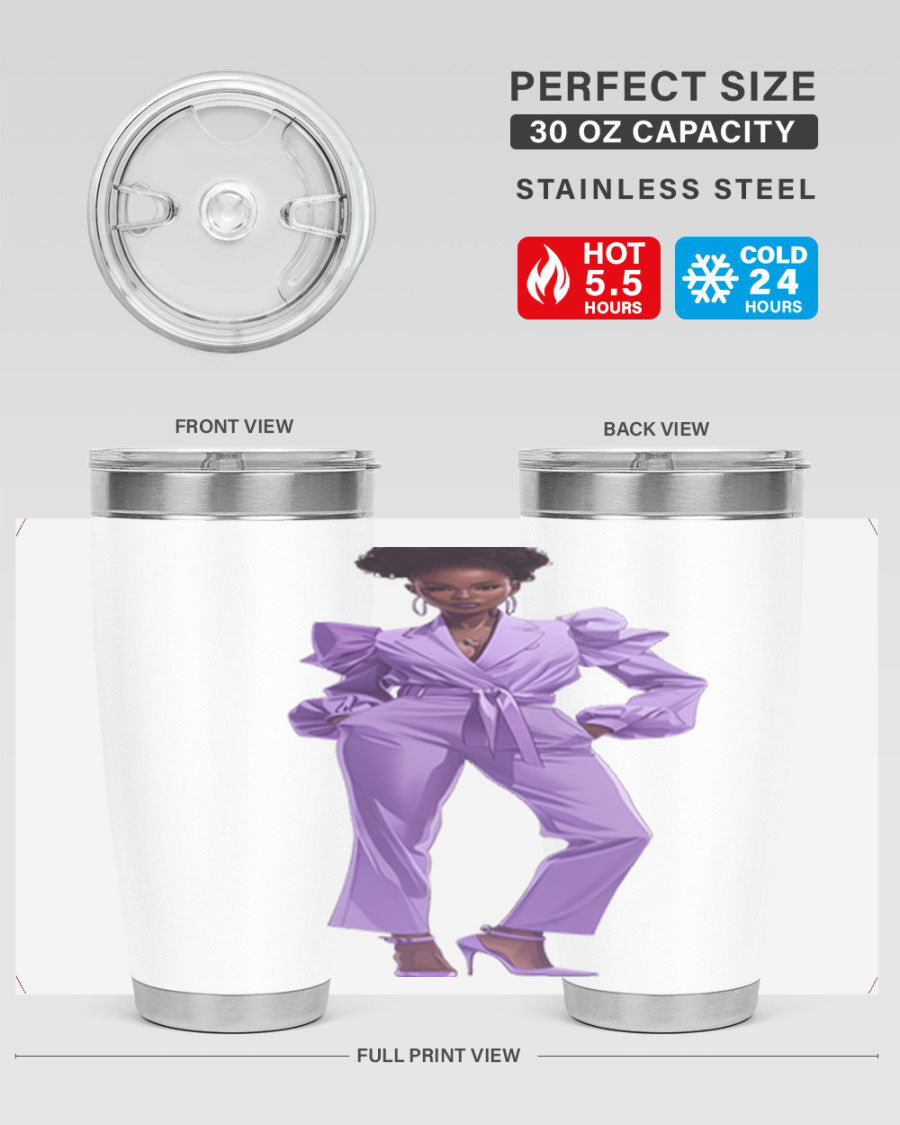 Fashion girl in lavender cotton tank top, showcasing a stylish design and soft fabric, perfect for casual wear.