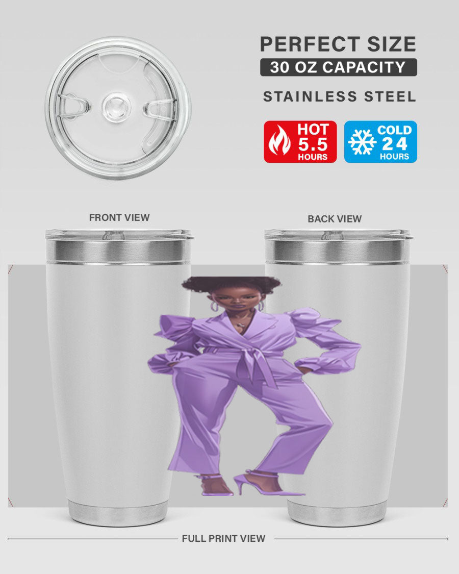 Fashion girl in lavender cotton tank top, showcasing a stylish design and soft fabric, perfect for casual wear.